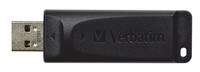 Verbatim 64GB USB 2.0 Slider 64GB USB 2.0 Schwarz USB-Stick (Schwarz)