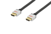 Ednet 84481 HDMI-Kabel (Schwarz, Silber)
