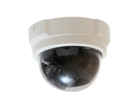 LevelOne Fixed Dome Network Camera, 5-Megapixel, PoE 802.3af, Day & Night, IR LEDs, WDR (Schwarz, Weiß)