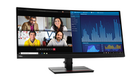 Lenovo ThinkVision P34w-20 LED display 86,7 cm (34.1") 3440 x 1440 Pixel Wide Quad HD Schwarz