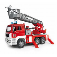 BRUDER MAN Fire engine with selwing ladder (Mehrfarbig)