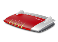 AVM FRITZ!Box 3490, DE ADSL WLAN Eingebauter Ethernet-Anschluss Dual-Band Grau, Rot, Silber (Grau, Rot, Silber)