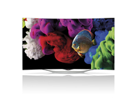LG 55EC930V 55" Full HD 3D Kompatibilität Smart-TV WLAN Schwarz, Silber LED TV (Schwarz, Silber)