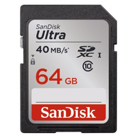 Hama 64GB SanDisk SDXC, UHS-I (Schwarz)