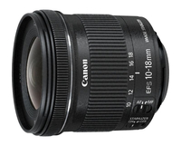 Canon EF-S 10-18mm f/4.5-5.6 IS STM + EW-73C + Lens Cloth SLR Ultraweitwinkelobjektiv Schwarz (Schwarz)