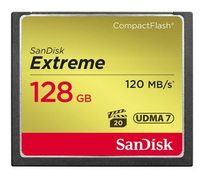 Sandisk CF Extreme 128GB (Schwarz)