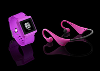 Lenco MP3SportW+BH-100 (Pink)