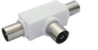 Schwaiger ASV25 532 Kabelspalter oder -kombinator Kabelsplitter Weiß (Weiß)
