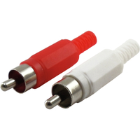 Schwaiger CIS8112 533 Drahtverbinder RCA Rot, Weiß (Rot, Weiß)