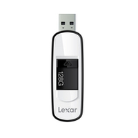 Lexar JumpDrive S75 128GB 128GB USB 3.0 Schwarz, Weiß USB-Stick (Schwarz, Weiß)