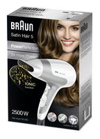 Braun Satin Hair 5 HD 580 (Grau, Weiß)