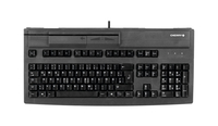 CHERRY MultiBoard Multi-Board MX V2 G80-8000 Kabelgebundene Tastatur mit magnetischem Kartenleser, Schwarz , USB (QWERTZ - DE) (Schwarz)