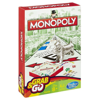 Hasbro Monopoly Grab & Go (Mehrfarbig)