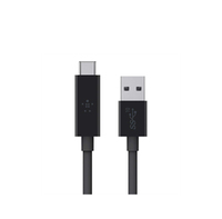 Belkin F2CU029BT1M-BLK USB Kabel (Schwarz)