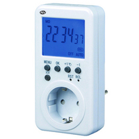 REV 0025500103 Elektrischer Timer Weiß Tages-/Wochenzeitschaltuhr (Weiß)