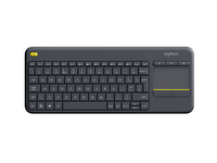 Logitech Wireless Touch Keyboard K400 Plus Tastatur RF Wireless QWERTY Englisch Schwarz