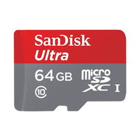 Sandisk SDSQUNC-064G-GN6IA Flash Speicher (Grau, Rot)