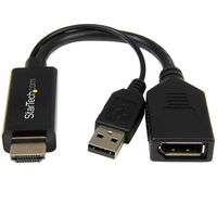 StarTech.com HDMI auf DisplayPort Konverter - 4K (Schwarz)