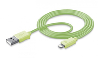 Cellular Line USBDATAMFISMARTG USB Lightning Grün Handykabel (Grün)