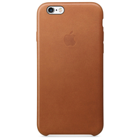 Apple iPhone 6s Leder Case – Sattelbraun (Braun)