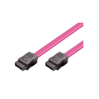 S-Conn 2 x SATA, 0.5 m (Pink, Schwarz)