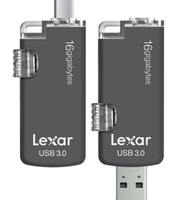 Lexar 16GB, USB 3.0 16GB USB 3.0 Schwarz USB-Stick (Schwarz)