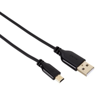 Hama 0.75m, USB2.0 Mini-B/USB2.0-A USB Kabel 0,75 m USB A Mini-USB B Schwarz (Schwarz)