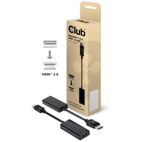 CLUB3D Displayport™ 1.2 to HDMI™ 2.0 UHD Active Adapter (Schwarz)