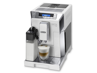 DeLonghi ECAM 45.766.W Espressomaschine 1.9l Edelstahl, Weiß Kaffeemaschine (Edelstahl, Weiß)