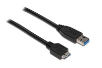 Alcasa USB A - USB Micro B, m - m, 0.5m 0.5m USB A Micro-USB B Schwarz USB Kabel (Schwarz)