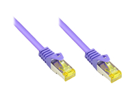 Alcasa 3.0m Cat7 RJ-45 Cat7 S/FTP (S-STP) Violett Netzwerkkabel