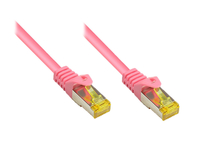 Alcasa 0.5m Cat7 RJ-45 0.5m Cat7 S/FTP (S-STP) Magenta Netzwerkkabel