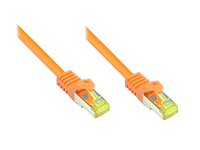 Alcasa 0.15m Cat7 RJ-45 0.15m Cat7 S/FTP (S-STP) Orange Netzwerkkabel