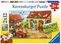 Ravensburger Drukte op de boerderij