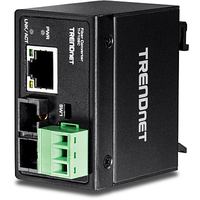 Trendnet TI-F10SC network media converter (Schwarz)