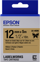 Epson LK-4KBK Schwarz auf gold