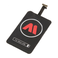 Maxfield Wireless Charging Receiver Micro-USB Schwarz (Schwarz)