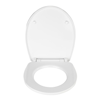 WENKO 21743100 Toilettensitz Harter Toilettensitz Acryl, Duroplast Weiß (Weiß)