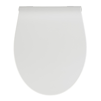WENKO 21902100 Toilettensitz Harter Toilettensitz Duroplast Weiß (Weiß)