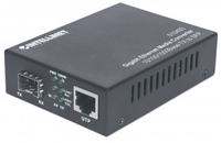 Intellinet 510493 1000Mbit/s Multi-Modus, Einzelmodus Schwarz Netzwerk Medienkonverter (Schwarz)