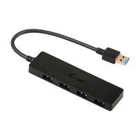iTEC U3HUB404 USB 3.0 (3.1 Gen 1) Type-A 5000Mbit/s Schnittstellenhub (Schwarz)