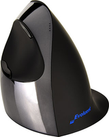 Evoluent Vertical Mouse C Right Wireless Bluetooth+USB Optisch rechts (Schwarz, Chrom)
