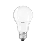 Osram Base Classic A60 LED-Lampe 9 W E27 (Edelstahl, Weiß)