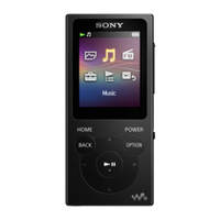 Sony Walkman NW-E394B MP3 8GB Schwarz (Schwarz)