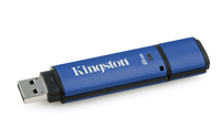 Kingston Technology DataTraveler Vault Privacy 3.0 with Management 8GB 8GB USB 3.0 Schwarz, Blau USB-Stick (Schwarz, Blau)