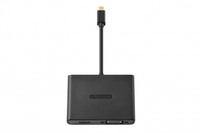 Sitecom CN-347 Mini DisplayPort to HDMI / VGA 2-in-1 Adapter (Schwarz)
