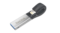 Sandisk iXpand 32GB 32GB USB 3.0/Lightning Schwarz, Silber USB-Stick (Schwarz, Silber)