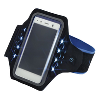 Hama Active 4.5Zoll Mobile phone armband Schwarz, Blau (Schwarz, Blau)