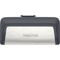 Sandisk Ultra Dual Drive USB Type-C 128 GB 128GB USB 3.0 (3.1 Gen 1) Type-A/Type-C Schwarz, Silber USB-Stick (Schwarz, Silber)