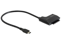 DeLOCK 0.245m, USB3.1-C/SATAIII USB3.1-C SATA III Schwarz Kabelschnittstellen-/adapter (Schwarz)